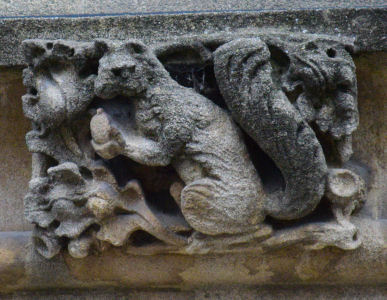 Lloyds bank carving